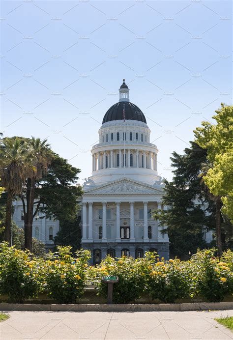 California State Capitol Building In Sacramento High Quality