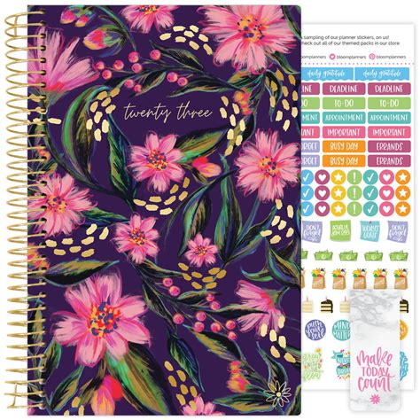 Bloom Daily Planners 2023 Soft Cover Planner 55 X 825 Fluorescent