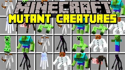 Minecraft Mutated Creatures Mod Fight Mutated Mobs Creepers Bosses