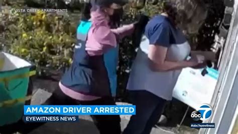 Amazon Driver Seen Punching 67 Year Old Woman In Head After Argument