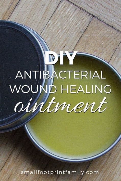 Diy Antibacterial Wound Healing Ointment