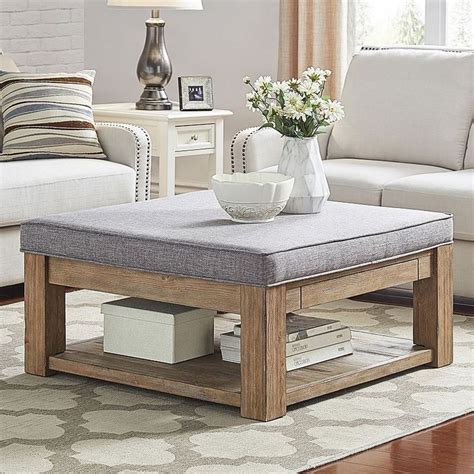 Homevance Upholstered Storage Coffee Table Coffee Table Coffee Table