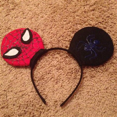Spider-Man mickey ears DIY Disney Mickey Mouse Ears Marvel | Diy mickey