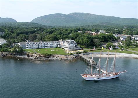By the shops, by the shore. Bar Harbor Inn Bar Harbor, Maine - Witham Family Hotels