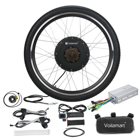 Voilamart 26 In 48v 1000w Electric Bicycle Motor Conversion Kit Front