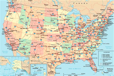 The United States Interstate Highway Map Mappenstance