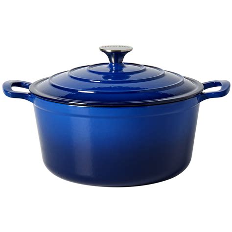 Cookware Cobalt Blue Lava Cookware Signature Enameled Cast Iron Mini