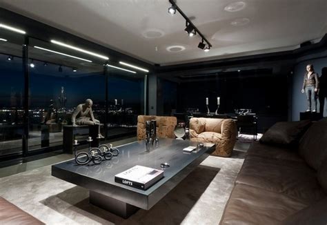 Black And Grey Living Room Ideas Modern Home Interiors In Dark Tones