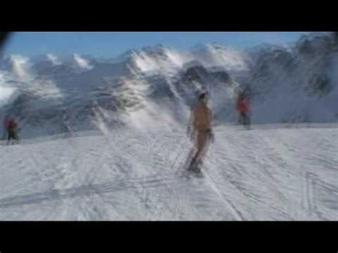 Naked Thong Ski Snowboard Run YouTube
