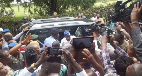 pictures jubilation  akure  falae  released  kidnappers