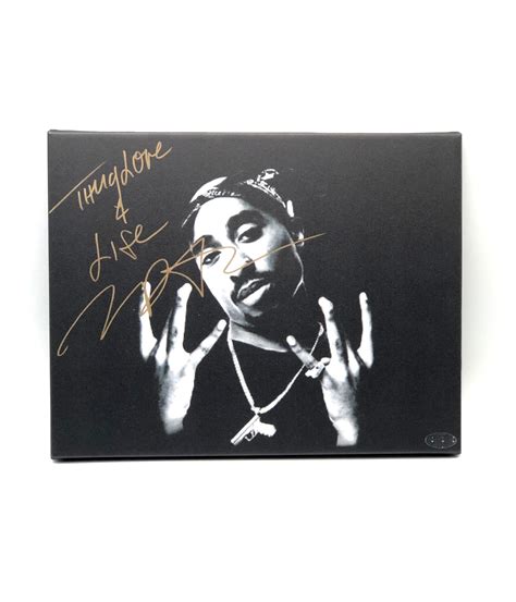 Tupac Facsimile Autograph 11x14 Canvas Print Wall Art Etsy