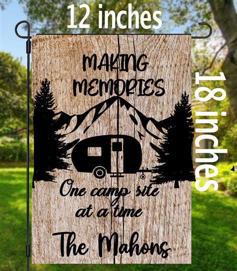 Personalized Making Memories One Campsite At A Time Camping Etsy Uk