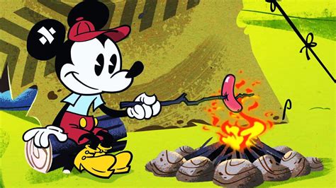 Roughin It A Mickey Mouse Cartoon Disney Shorts Youtube