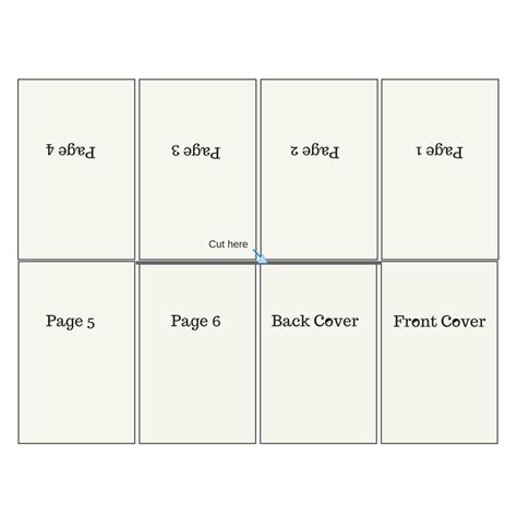 Printable Folding Book Template Book Folding Patterns Free Book