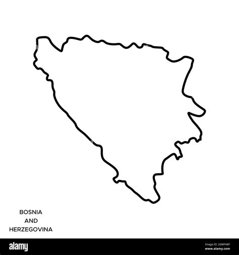 Map Bosnia And Herzegovina Cut Out Stock Images And Pictures Alamy