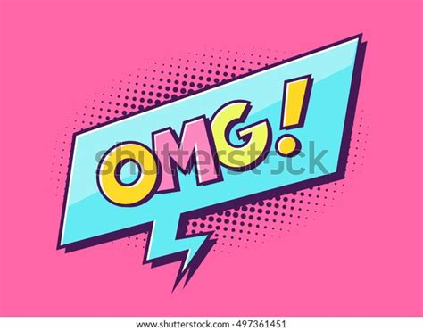 oh my god omg comic text stock vector royalty free 497361451 shutterstock