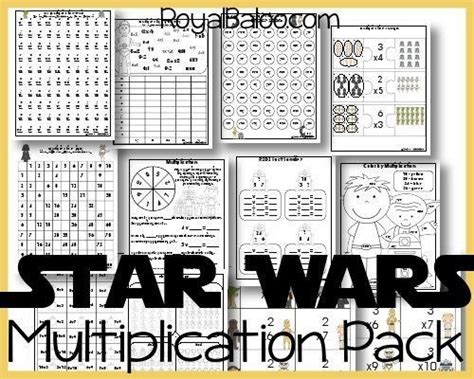 Star Wars Multiplication Printables For Hands On Math → Royal Baloo