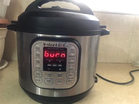 Could someone help me out. Instant Pot Burn Message - Will it burn my house down ...