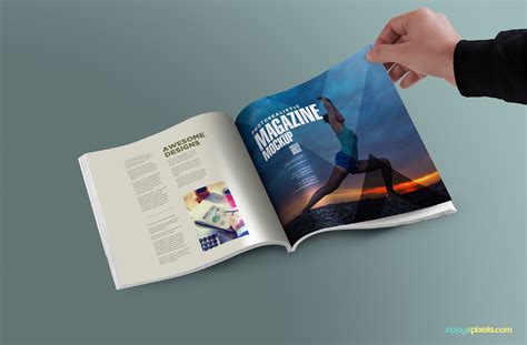 Find & download free graphic resources for a4 mockup. Free PSD Magazine Mockup | ZippyPixels