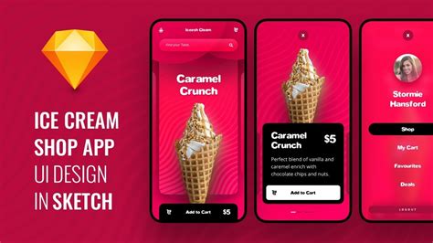 Cone Ice Cream Delivery App Ui Uplabs Peacecommission Kdsg Gov Ng