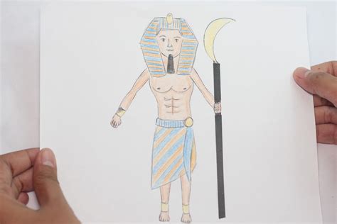 How To Draw A Pharaoh 9 Steps With Pictures Wikihow