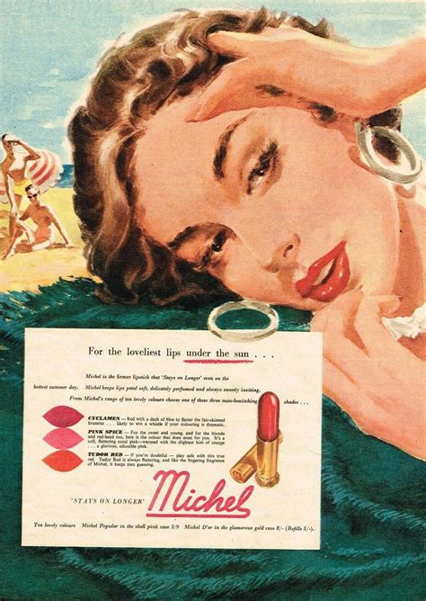 Michel 1955 Vintage Makeup Vintage Beauty Vintage Advertisements