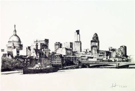 Lovely Artistic Representations Of Londons Famous Skyline Wanderarti