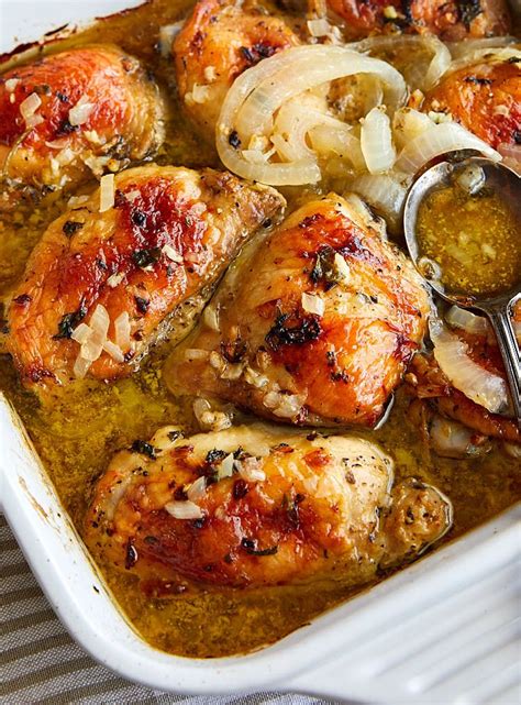 Bake chicken thighs in the preheated oven starting at 475 degrees f for the first 20 minutes then drop to 400 degrees f. Recipe Chicken Thighs - Best Recipes Around The World ...