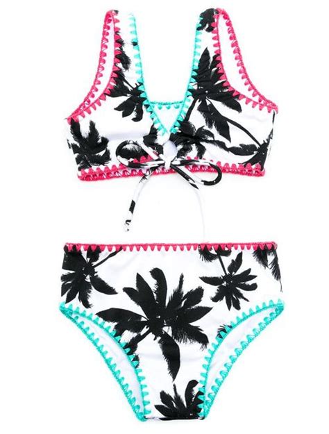 Buy Brigitte Palm Tree Print Bikini Online Topofstyle