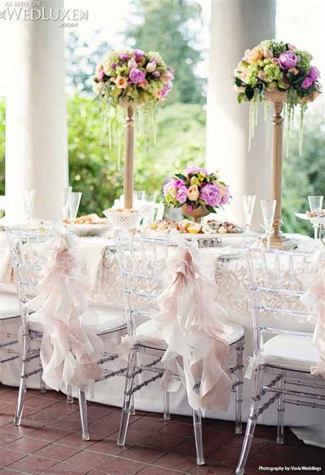 One of the easiest ways to enhance theme, texture, and colours at a wedding is by using coordinating fabrics. Stylish Wedding Chair Decorations Archives - Weddings ...