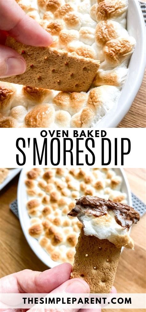 S Mores Dip Recipe Video In The Oven The Simple Parent Camping