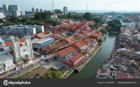 Malacca Malaysia October 2022 Historical Landmark Buildings Tourist