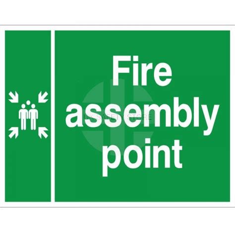 Fire Assembly Muster Point Sign Uk Safety Store