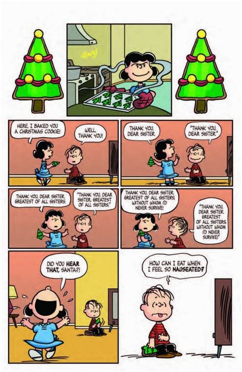 Jim Fannings Tulgey Wood Peanuts Comics For Christmas