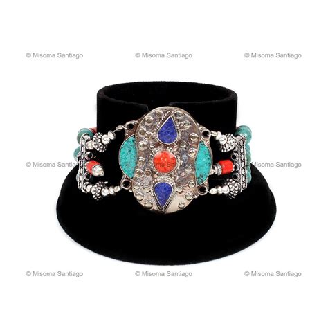 Valuable Turquoise Nepali Bracelet Gemstone Bracelet Blue Etsy
