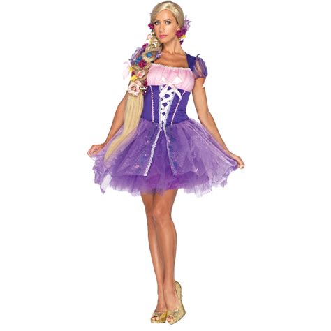 Anime Tangled The Princess Rapunzel Women Dress Cosplay Costume Halloween Fancy Party Costumes