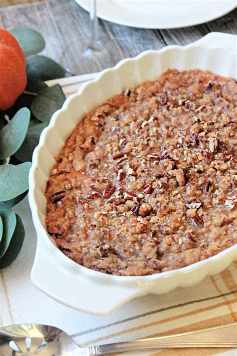 Ruths Chris Sweet Potato Casserole With Pecan Topping The Kitchen