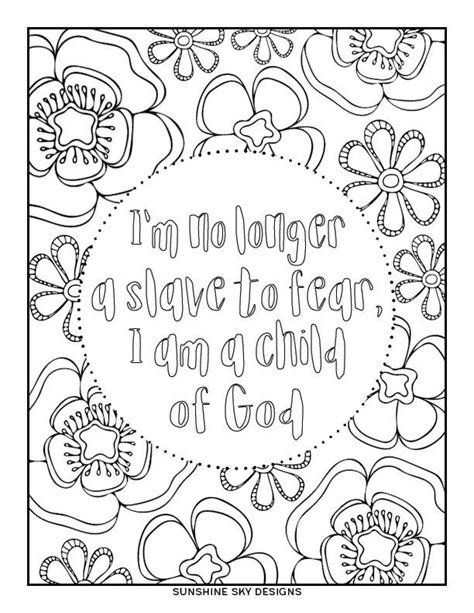 Child Of God Printable Coloring Page Christian Coloring Etsy