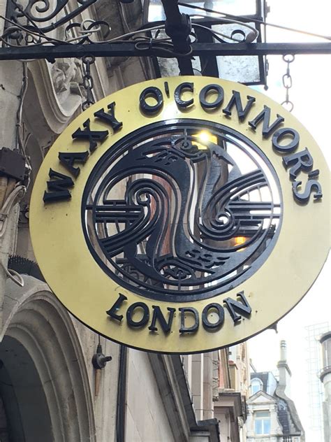 Waxy O Connors In Rupert Street In Londons Soho Pub Signs Shop