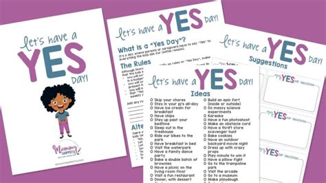 Would Your Kids Love A Yes Day Yes Day Rules Yes Day Ideas