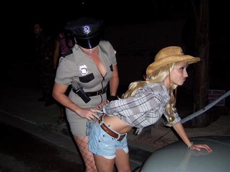 Halloween 08 Candy Getting Arrested Women Fashion Cowgirl
