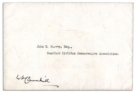 Here are few handy ideas that will guide you to easily write a resignation letter. Lot Detail - Winston Churchill Signed 10 Downing Street Envelope -- From His Final Days as Prime ...