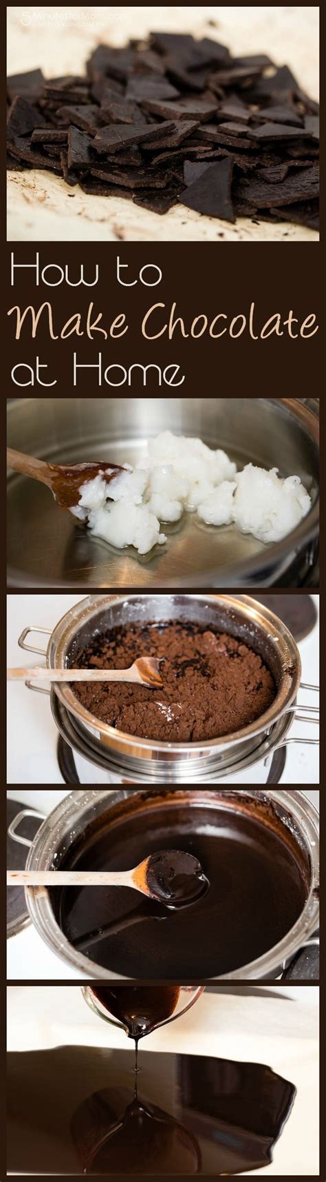 How To Make Chocolate At Home Coconut Oil Dark Chocolate Recipe