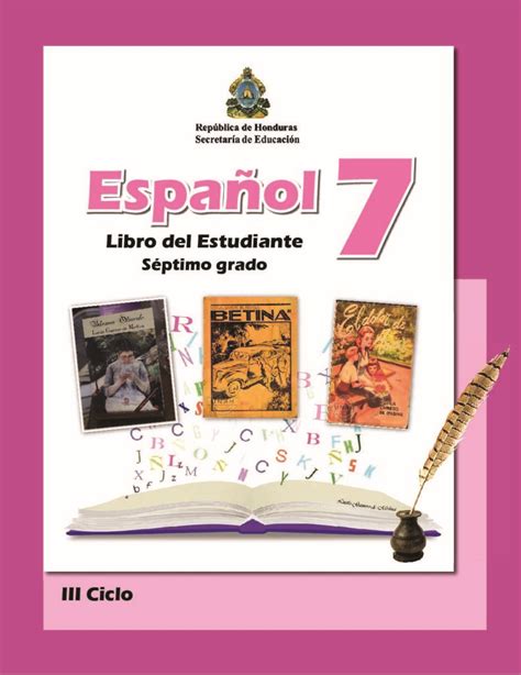 Libro De Español De Séptimo Grado 📖 Libros Honduras