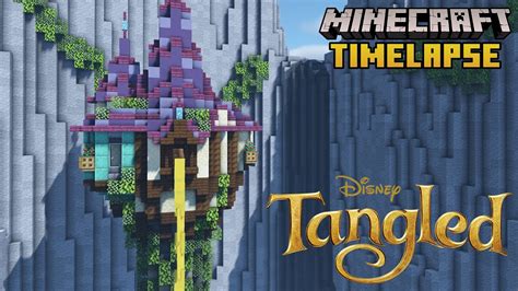 Rapunzels Tower From Tangled Minecraft Timelapse Youtube