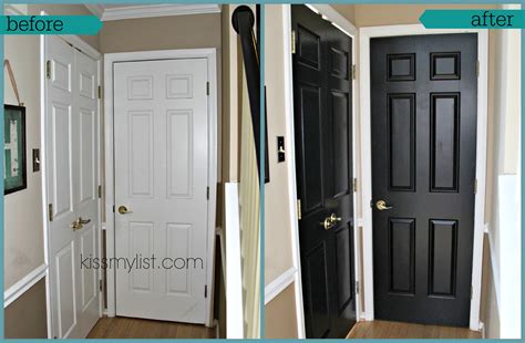 Focal Point Styling How To Paint Interior Doors Black Update Brass