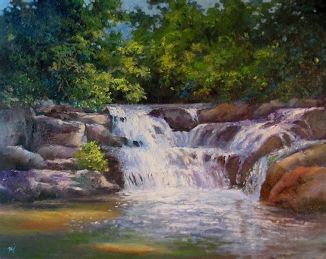 Nels Everyday Painting Waterfall Sold