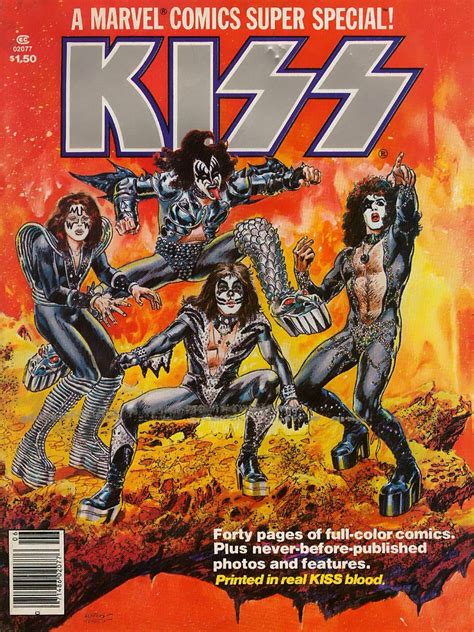 Was A Kiss Comic Book Really Printed With The Bands Blood