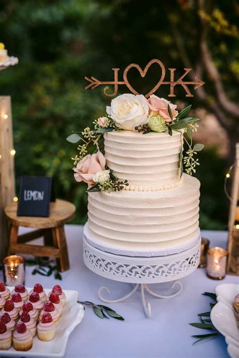 Rustic 2 Tier Wedding Cake Small Wedding Cakes Tiered Wedding Cake