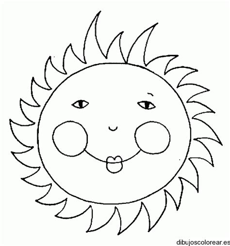 Dibujo De Un Sol Muy Sonriente